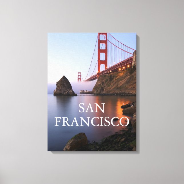 Golden Gate-bron | San Francisco Kalifornien Canvastryck (Framsida)
