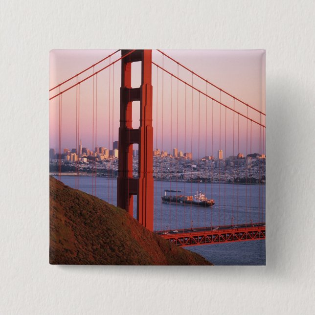 Golden Gate-bron; San Francisco; Kalifornien; Knapp (Framsida)