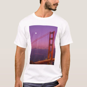 Golden Gate-bron strax efter solnedgång, Tee Shirt