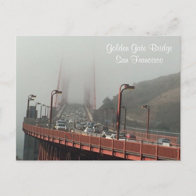 Golden Gate-bron Vykort (Framsida)