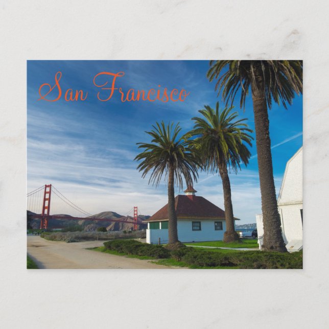 Golden Gate from Crissy Field Vykort (Framsida)