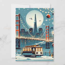 Golden Gate Holiday Magic - San Francisco jul Julkort