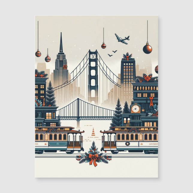 Golden Gate Holiday Magic San Francisco Julfirande (Framsida)