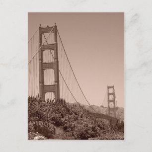 Golden Gate SF Bröllopsdusch spel Postkort Vykort
