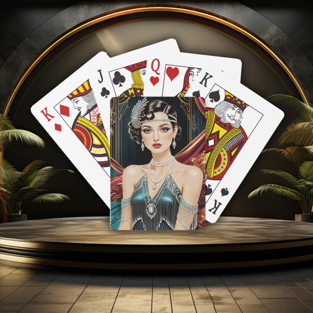 Golden Gatsby Glamour Casinokort (Skapare uppladdad)
