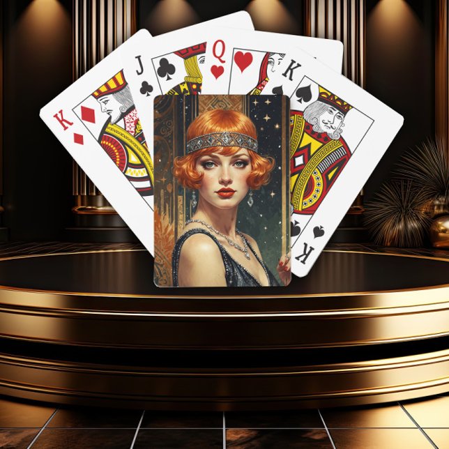 Golden Gatsby Glamour Casinokort (Skapare uppladdad)