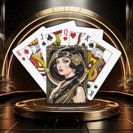 Golden Gatsby Glamour Classic Playing Cards Casinokort