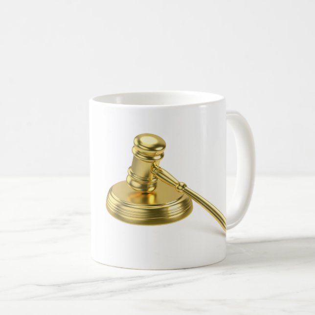 Golden gavel kaffemugg (Framsida höger)