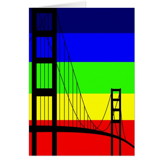 Golden Gay Hälsningskort (Framsidan)