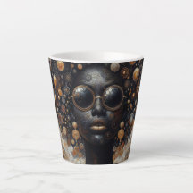"Golden Gaze" Latte Mugg