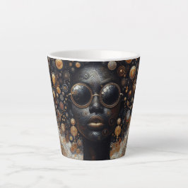 "Golden Gaze" Latte Mugg
