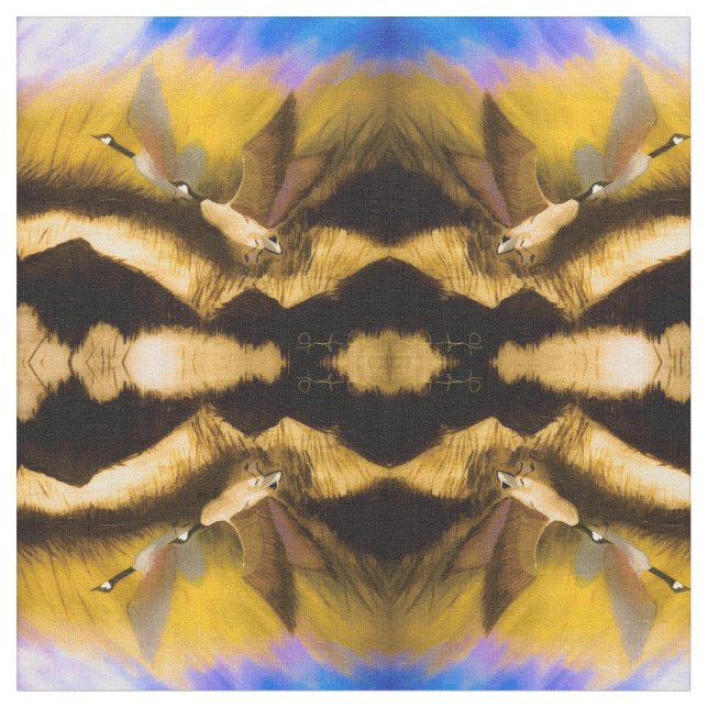 Golden Geese Tyg (Närbild)