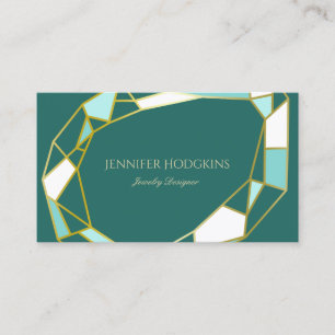 Golden Gem-konturer Tal Judiska designer Visitkort