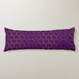 Golden Geometric Pattern Kroppskudde