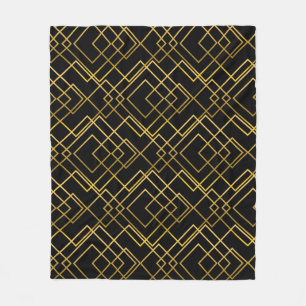 Golden geometric, sömlös rhombus mönster. fleecefilt