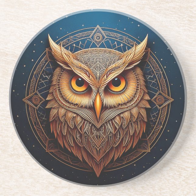 Golden Geometric Uggla Underlägg (Framsidan)