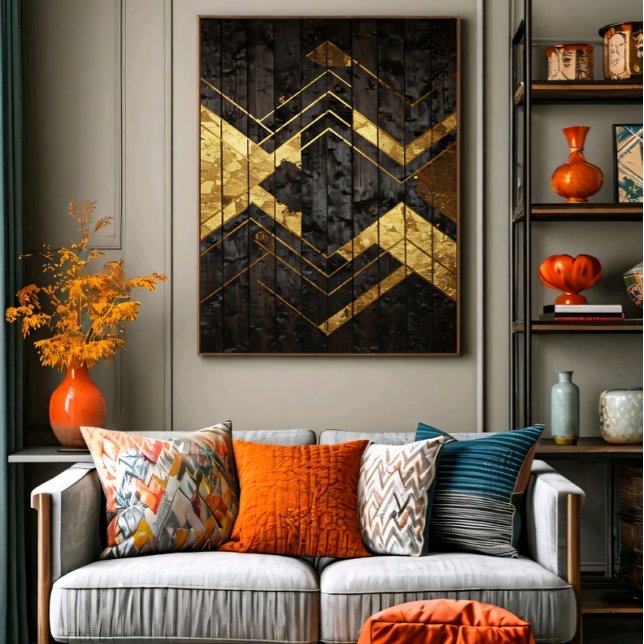 Golden Geometry Poster (Skapare uppladdad)