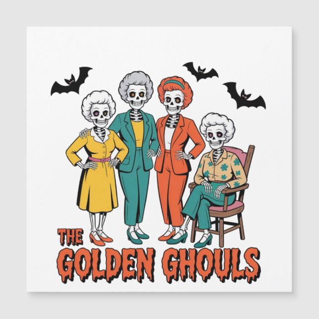 Golden Ghouls Flickor Halloween (Framsida)