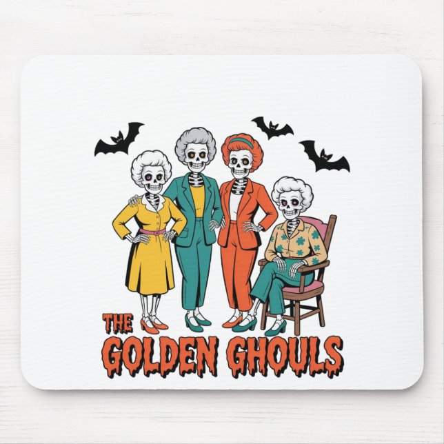 Golden Ghouls Girls'Halloween Musmatta (Framsidan)