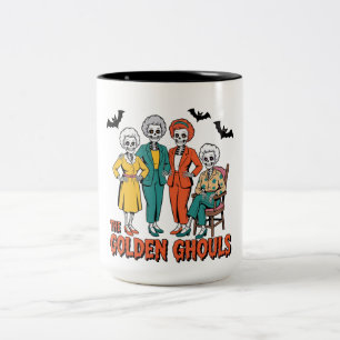 Golden Ghouls Girls'Halloween Två-Tonad Mugg