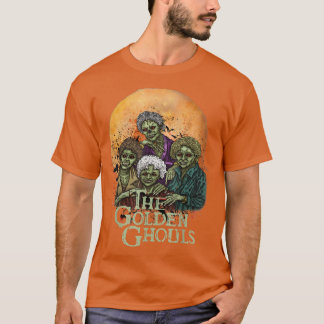 Golden Ghouls Halloween Zombie Inspired Art 27 T Shirt