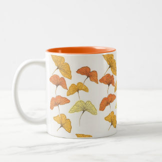 Golden Gingko Två-Tonad Mugg