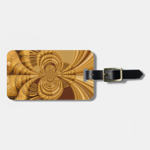 Golden Giraffe Art Print Bagagebricka