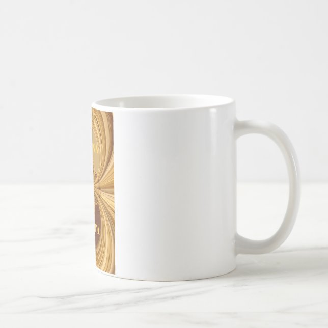 Golden Giraffe Art Print Kaffemugg (Höger)