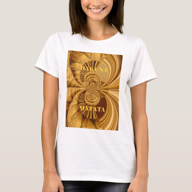 Golden Giraffe Art Print Tee (Framsida)
