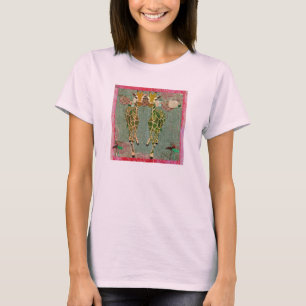 Golden Giraffes Rosa Twilight T-shirt