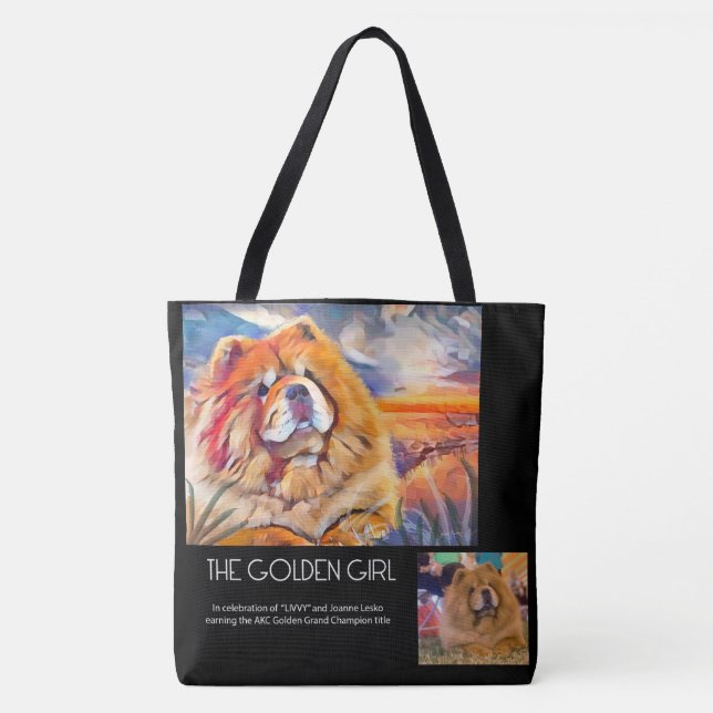 GOLDEN GIRL anpassningsbar för Joanne tote Tygkasse (Framsida)
