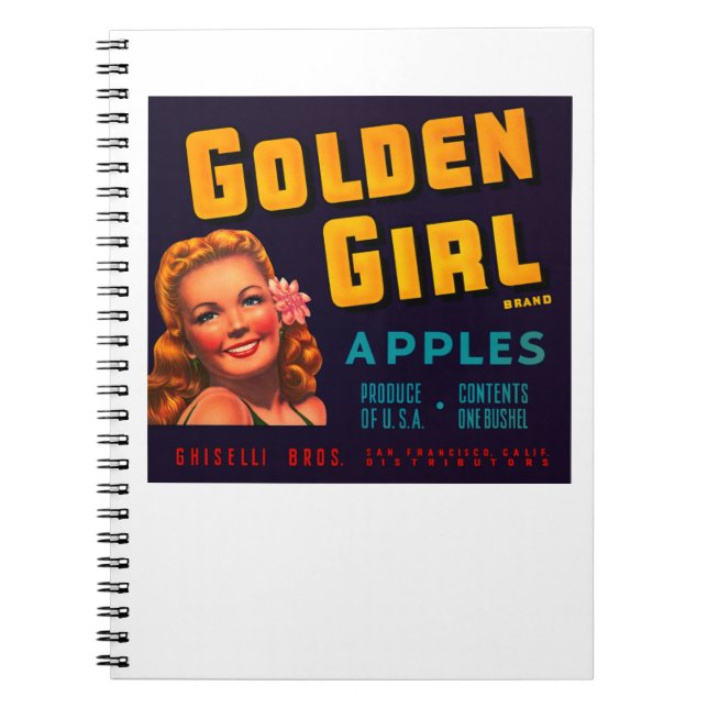 Golden Girl Apples Anteckningsbok (Framsidan)