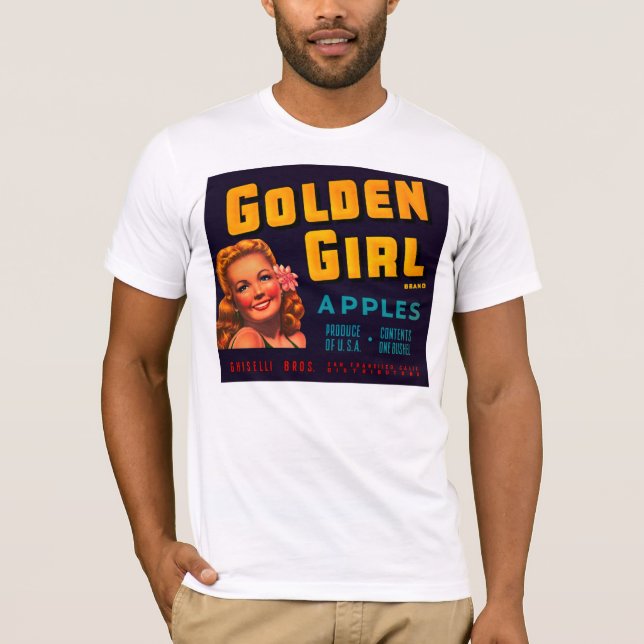 Golden Girl Apples T-shirt (Framsida)