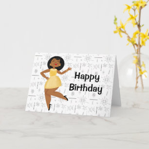 Golden Girl Birthday Kort