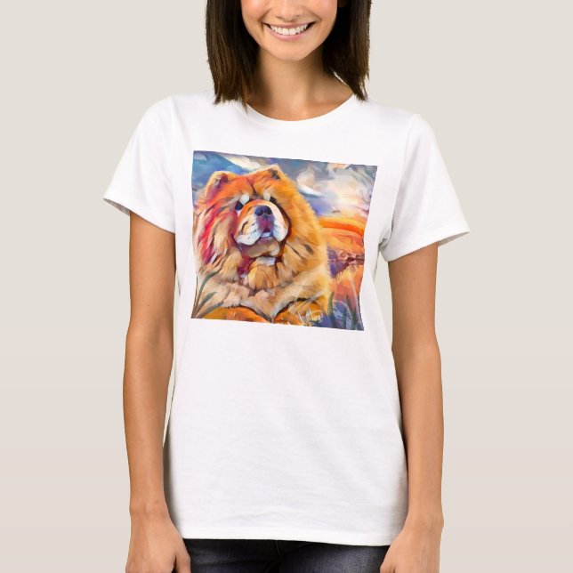 GOLDEN GIRL chow T Shirt (Framsida)