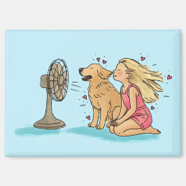 Golden Girl-fan Magnet