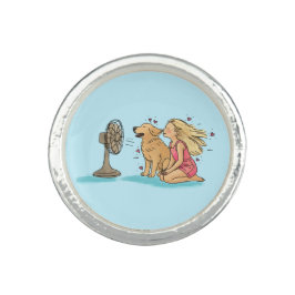 Golden Girl-fan Ring