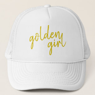 Golden Girl Modern Guld-skript Keps