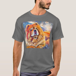 GOLDEN GIRL VIVID-TRYCK T SHIRT