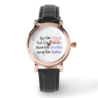 Golden Girls Livsvisdom Typografi Armbandsur