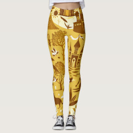 Golden Glamor Leggings
