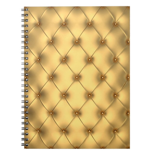 Golden Glamor: Luxurious Insida Decor. Anteckningsbok (Framsidan)
