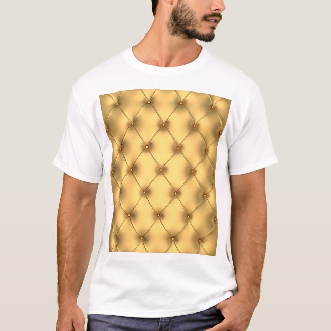 Golden Glamor: Luxurious Insida Decor. T Shirt (Framsida)