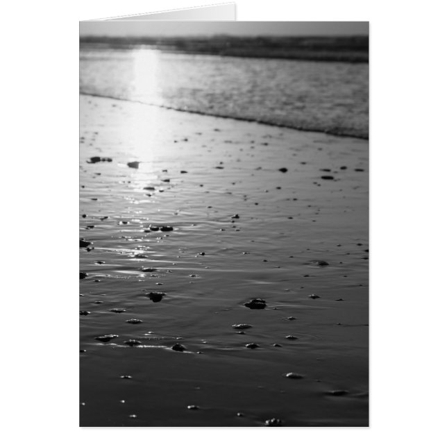 Golden Glassy Sand Grayscale OBS Kort (Framsidan)