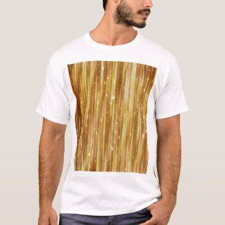 Golden Glitter: Bright Abstrakt Background. T Shirt