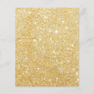 Golden Glitter Diamond Flygblad