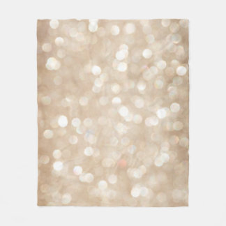 Golden glitter, dimmig julbakgrund. fleecefilt