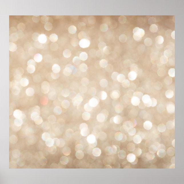 Golden glitter, dimmig julbakgrund. poster (Framsidan)