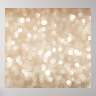 Golden glitter, dimmig julbakgrund. poster