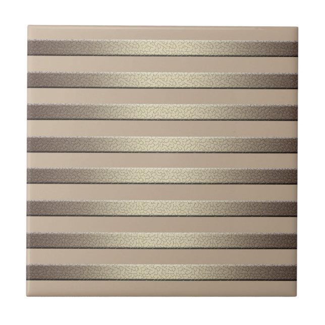 Golden glitter-gradient, stripe, rand bron kakelplatta (Framsidan)